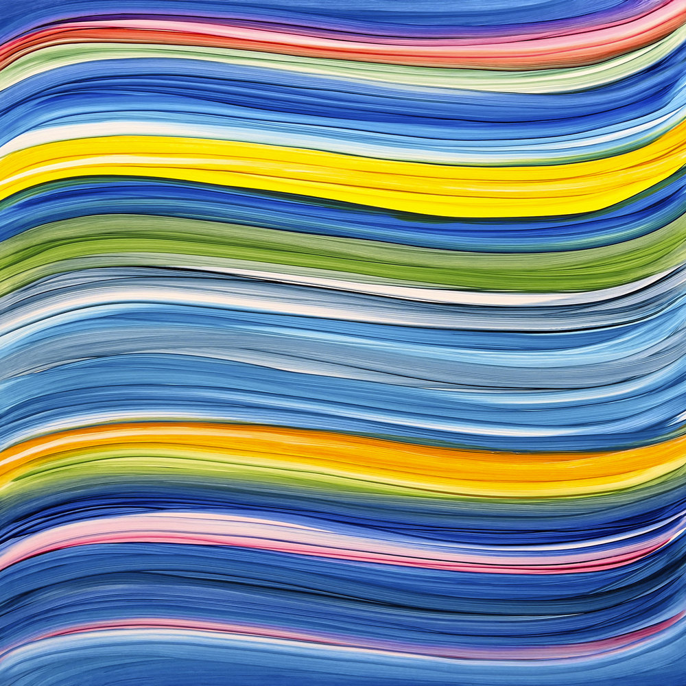 Palette Homage drawn from The Starry Night